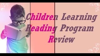 Children Learning Reading Review  Good Program [upl. by Zacherie]