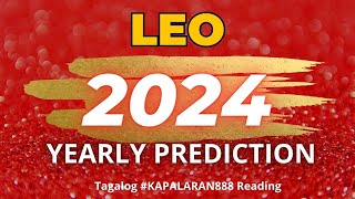 WORKAHOLIC amp BUSY YEAR 2024 ♌️ LEO 2024 GENERALMONEYLOVE TAGALOG TAROT PREDICTIONS KAPALARAN888 [upl. by Aufa]