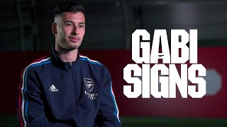 Gabriel Martinelli signs new Arsenal contract  Interview [upl. by Ailimat]