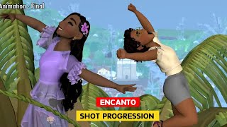 Encanto  Mirabel And Isabela Shot Progression  Riannon Delanoy  3DAnimationInternships [upl. by Duquette]