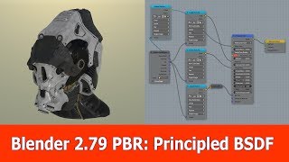 Blender PBR Tutorial Cycles Principled BSDF Shader [upl. by Melville231]