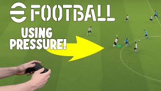 How to Call for Pressure on eFootball 2023 [upl. by Ardnnek]