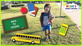 Kid First Day of School Back to school Night Routine and Morning Routine with Ryan [upl. by Osborne714]