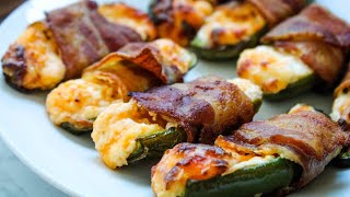 Air Fryer Bacon Jalapenos Jalapeno Poppers  Easy Air Fryer Recipes [upl. by Rojam]