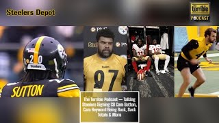 The Terrible Podcast — Talking Steelers Signing CB Cam Sutton Cam Heyward Being Back Sack Totals [upl. by Rimhsak198]