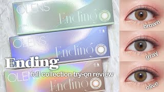 OLENS ending FULL COLLECTION 💓  try on amp review 🌷 [upl. by Mulloy967]