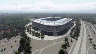 Wildparkstadion Karlsruhe 2020 3D Animationsfilm [upl. by Appledorf]