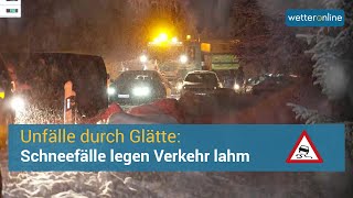 Schneechaos in Oberbayern legt Verkehr lahm [upl. by Cargian]