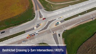 How to navigate Restricted Crossing UTurn RCUT intersections [upl. by Abshier]