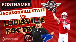 Jacksonville State Vs Louisville Football Postgame Show [upl. by Nelan]