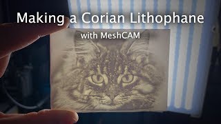 How to Make a Lithophane in MeshCAM [upl. by Hagai]