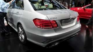 MercedesBenz EClass Sedan  First Look at NAIAS 2013 [upl. by Ylecic]