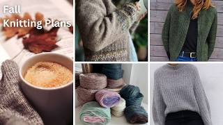 Fall 2024 Knitting Plans what I plan to knit this autumn [upl. by Leinoto]