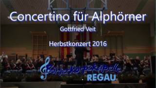 Concertino für Alphörner Gottfried Veit BKK Regau [upl. by Tankoos]