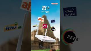 Enjoy unmatched entertainment50 Mbps speed 16 OTT apps 499 [upl. by Carolyn53]