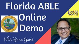 Florida ABLE Account Demo [upl. by Notyep]