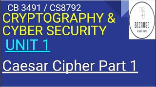 171 Caesar Cipher Part 1 in Tamil [upl. by Edrock]