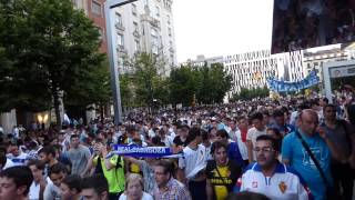 REAL ZARAGOZA MANIFESTACIÓN 17 JULIO 2014 [upl. by Inad]