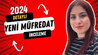 2024 YENİ MÜFREDAT DETAYLI İNCELEME  KONU DAĞILIMLARI [upl. by Esinel991]