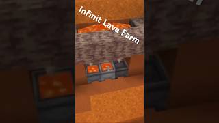 How to Build a Infinity Lava Farm gaming minecraft oliverbell lavafarm [upl. by Haneekas]