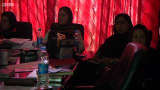 Classes on conceptual art for posttaliban Afghan women [upl. by Ullyot]