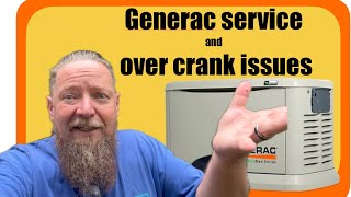 Annual service Generac generators and over crank issue ￼ [upl. by Sitoeht]