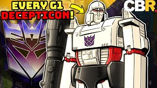 Transformers Every G1 Decepticon Ranked [upl. by Ijneb]