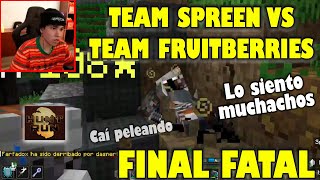 TEAM SPREEN vs TEAM FRUITBERRIES  LA CAÍDA DE FARFADOX  Hunt and Run Minecraft [upl. by Kensell]