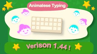 Animalese Typing v144  Extension Demo [upl. by Weisler]