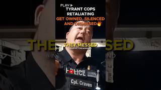 Tyrant Cops Retaliating Get Owned Silenced and Dismissed by Civilian Who Stands Up for His Rights [upl. by Quigley487]