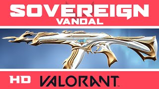 Sovereign Vandal VALORANT FORSAKEN SKIN  New Sovereign Skins Showcase [upl. by Htiduj]