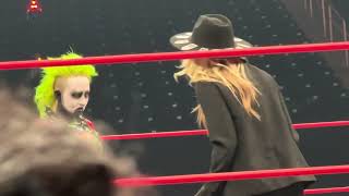 Abadon Entrance and Julia HartThunder Rosa Segment Fan Cam AEW Collision Dec 16 2023 [upl. by Oicirbaf]