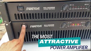 SWETON K2H3000 Power Amplifier  Coolest Power Amplifiers 2024  Sweton K2 Series [upl. by Mumford314]