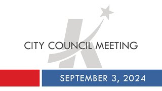 Killeen City Council Meeting  September 3 2024 [upl. by Olegnaleahcim]