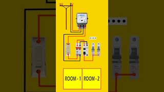 RCCB Wiring Connection  Residual Current Circuit Breaker shorts youtubeshorts [upl. by Anilejna]