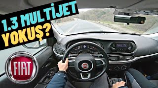 13 MULTİJET YOKUŞ PERFORMANSI  FİAT EGEA 13 MULTİJET EASY POV SÜRÜŞ [upl. by Runstadler673]