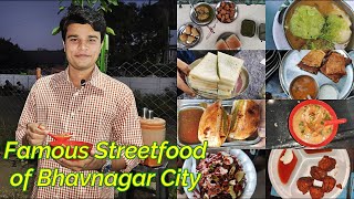 Bhavnagar Streetfood  Famous Street Food Bhavnagar City by HardikkumarHRK [upl. by Gladdy]