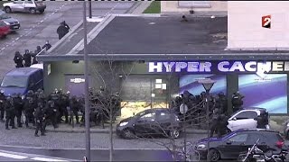 Four hostages dead in supermarket siege in Paris [upl. by Ditzel]