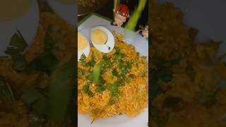 Egg fried rice recipelltrending asm viralfood tasty yummyfood youtubeshort [upl. by Lynad]