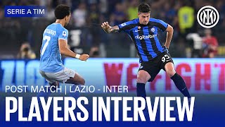 LAZIO 31 INTER  BASTONI INTERVIEW 🎙️⚫🔵 [upl. by Hedwiga]