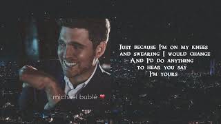 Michael Bublé  Love You Anymore Lyric Video [upl. by Weiser]