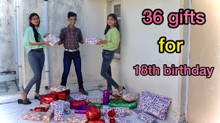 36 gifts for 18th birthday  Aman ke birthday gifts [upl. by Otecina]