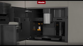 EinbauKaffeevollautomat CVA7000  Milchventil reinigen I Miele [upl. by Hairu]