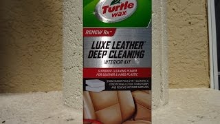 Turtle Wax Luxe Leather Deep Cleaning Review and Test Results on a 2014 Hyundai Tucson [upl. by Tymon]