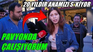 PAVYONDA ÇALIŞIYORUM  20 Yıldır Anamızı Skti  SOKAK RÖPORTAJLARI 4K [upl. by Cirone536]