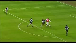 Bergkamp Goal vs Newcastle  Premier League 200102 [upl. by Naahsar646]