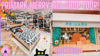 Primark Merry Hill Shop Tour September 2024 Halloween Autumn New Disney Merch Vlog Come Shop With Me [upl. by Dniren]