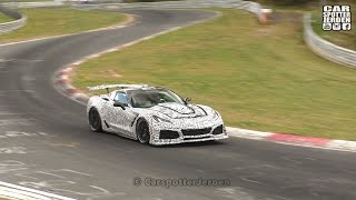 Corvette C7 ZR1 run the Nurburgring in 730…With Traffic [upl. by Nylirac875]