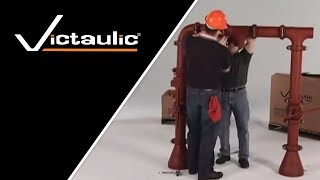 Victaulic AWWA Grooved Pipe Connectors Products Installation Demonstration [upl. by Amandy]