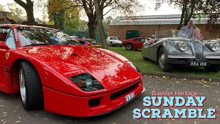 Bicester Heritage Sunday Scramble Oct 2023 BEST ONE YET [upl. by Anieral]